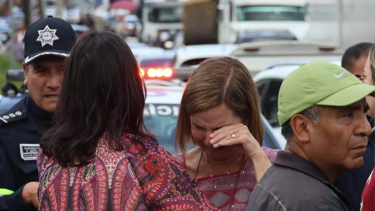 mujer llorando